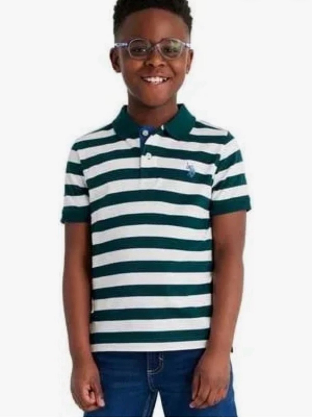 U.S. Polo Assn. Striped Polo